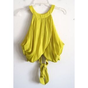 DO+BE Lime Green Halter Top - Size Small